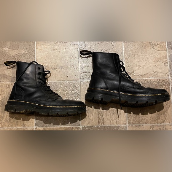 Dr. Martens (Doc Martens) Combs Leather Boots - Black - Sz US Ms 10 Gently Used - Picture 3 of 12